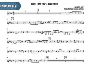 More Than You'll Ever Know | Everette Harp (C)