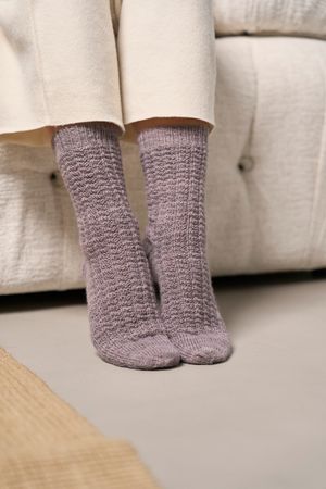 Socken im Fantasiemuster