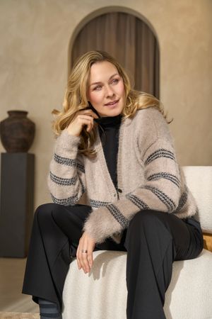 Jacke mit Streifenmuster