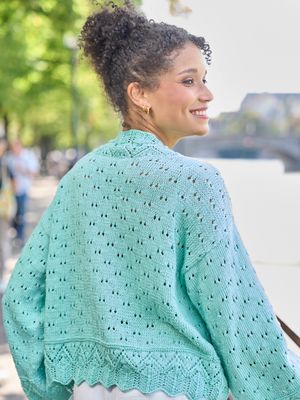 Jacke mit Zackenblenden