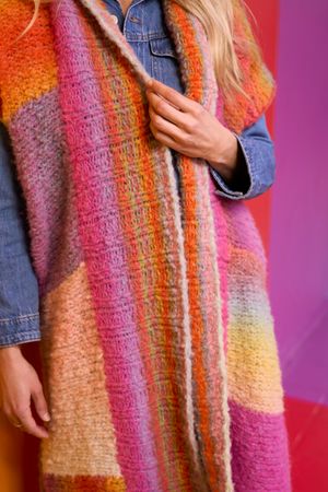 Longweste im Patchwork-Look