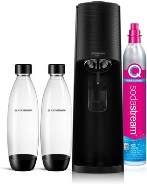 sodastream Gasatore Terra Value Pack x2 con 2 bottiglie fuse lavabili in lavastoviglie da 1L 