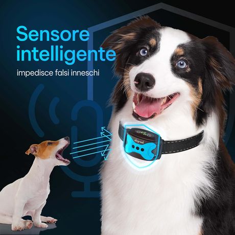 DogRook Collare Antiabbaio - Collare Ricaricabile - Collare Antiabbaio per Cani 