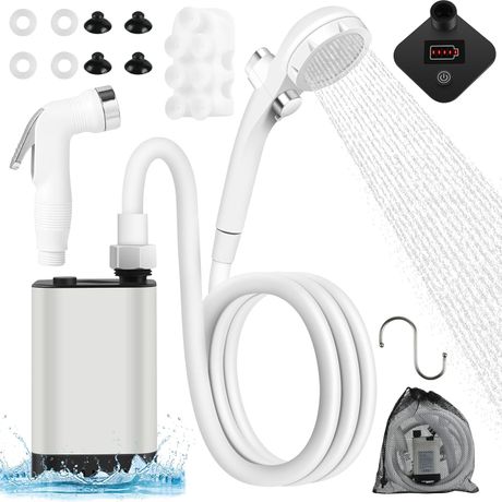 Weinsamkeit Doccia Portatile Campeggio, con Batteria 5200mAh
