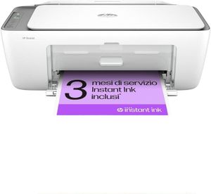HP DeskJet 2820e 588K9B, Stampante Multifunzione a Getto d&#x27;Inchiostro A4 a Colori