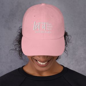 Let It Go Unisex Ball Cap – Motivational Quote Hat