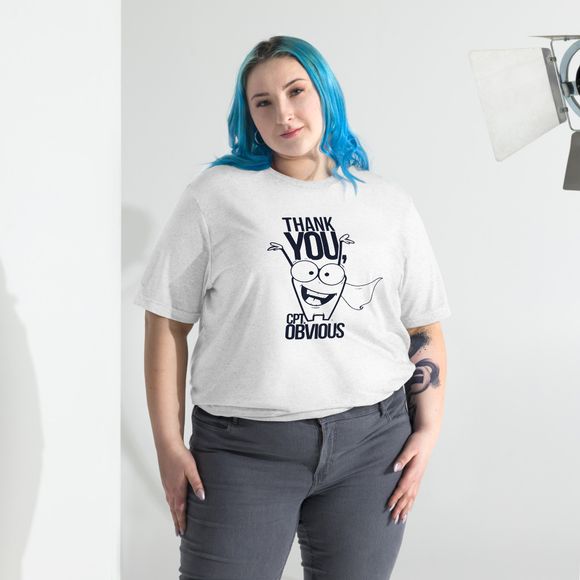 Thank You CPT Obvious Female Tee | Funny Sarcastic Shirt