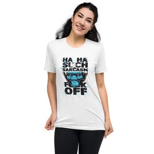 Ha Ha Such Sarcasm Unisex Tee | Funny Graphic Shirt