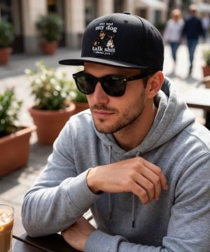 Me &amp; My Dog Talk Sh*t About You Unisex Hat
