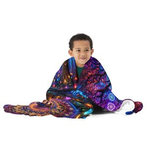 Chakra Throw Blanket – Aesthetic Healing &amp; Meditation Decor