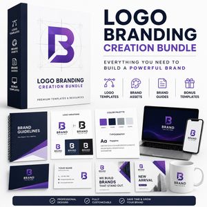 Logo Branding Creation Bundle – Custom Design Kit