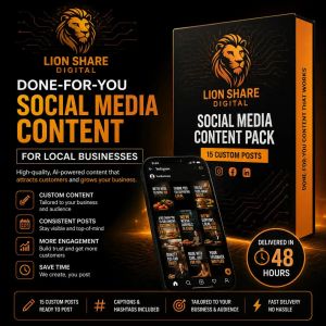 🚀 Done-For-You Social Media Content for Businesses