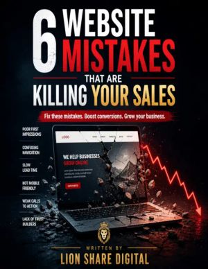6 Website Mistakes That Are Killing Your Sales eBook