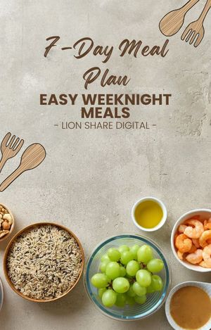 7 Day Meal Plan Ebook – Easy Weekly Healthy Meal Guide