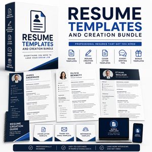 100+ Resume Templates and Creation Bundle