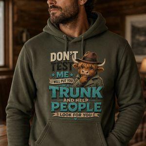 Don't Test Me Unisex Hoodie – Bold Attitude Streetwear