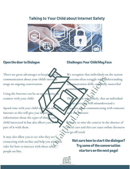 Talking to Your Child on the Spectrum about Internet Safety