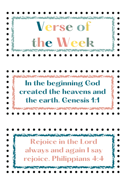Bible Memory Verses