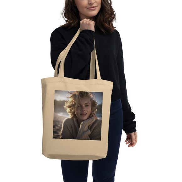 Golden Hour Beach Sweater Portrait Tote Bag