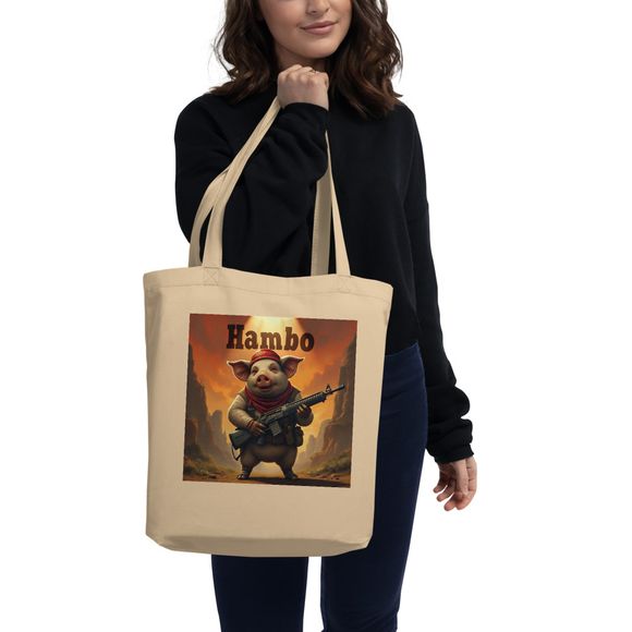 Tactical Hambo Pig Tote Bag
