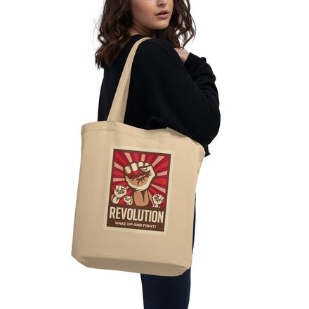 Revolution Wake Up and Fight Tote Bag