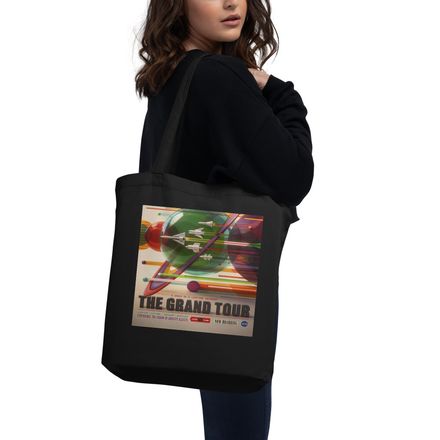The Grand Tour Retro Space Travel Tote Bag