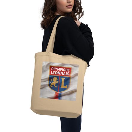 Olympique Lyonnais Crest Football Tote Bag
