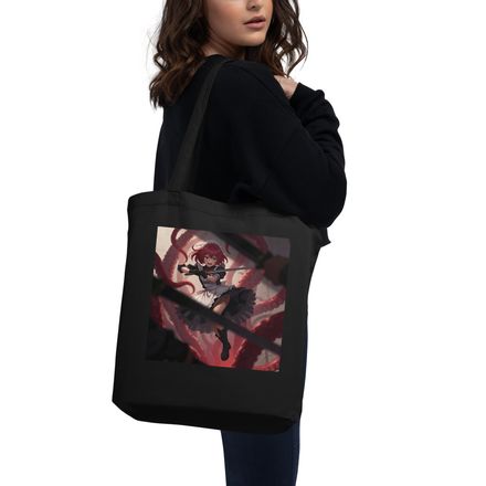 Combat Maid Anime Katana Tote Bag