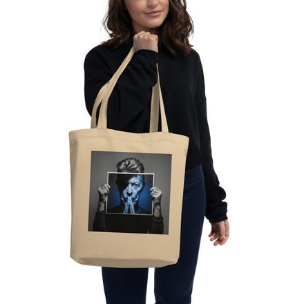 Blue Starman Tribute Tote Bag