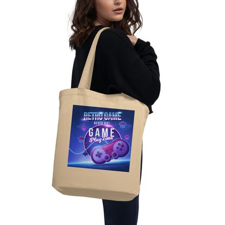 Retro Game Never Die Play Time Tote Bag
