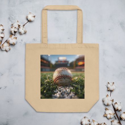 Well-Worn Baseball Tote Bag