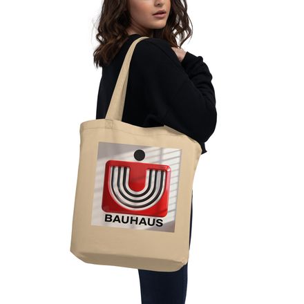 Geometric Smile Tote Bag