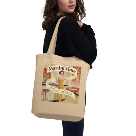 Martini Time A Touch of Class Tote Bag