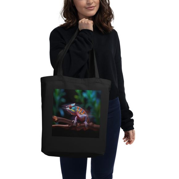 Panther Chameleon Nature Tote Bag