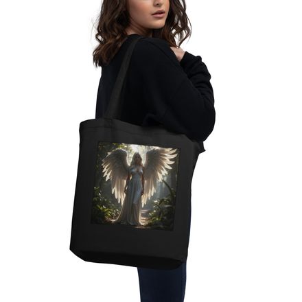 Heavenly Forest Angel Tote Bag