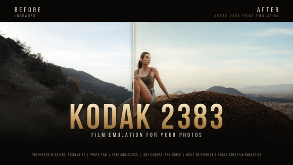 JF Kodak 2383 Film Emulation Powergrade for Photos
