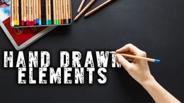 Hand Drawn Elements FREEBIE