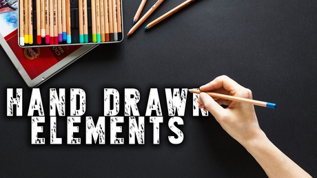 Hand Drawn Elements FREEBIE