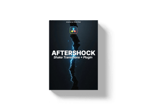 Aftershock Shake Transitions and Plugin For Davinci Resolve
