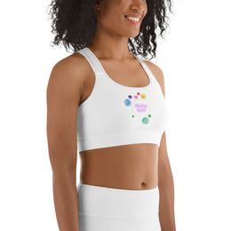 HEALING COLORS Sports Bra LOGO only