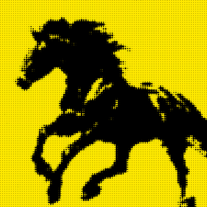 horses. (sample library)