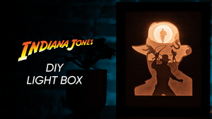 Indiana Jones DIY LightBox Templates (PDF+SVG) + Video Tutorial