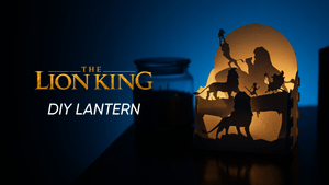 Lion King DIY Paper Lantern Templates 🕯️ (PDF+SVG) + Video Tutorial 