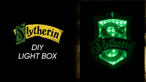 Slytherin DIY LightBox Templates (PDF+SVG) + Video Tutorial