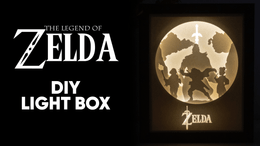 The Legend of Zelda DIY LightBox Templates (PDF+SVG) + Video Tutorial