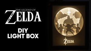 The Legend of Zelda DIY LightBox Templates (PDF+SVG) + Video Tutorial