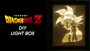 Dragon Ball Z DIY LightBox Templates (PDF+SVG) + Video Tutorial