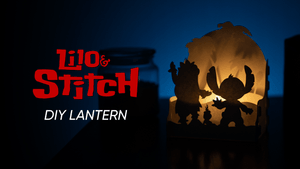 Lilo &amp; Stitch DIY Paper Lantern Templates 🕯️ (PDF+SVG) + Video Tutorial 