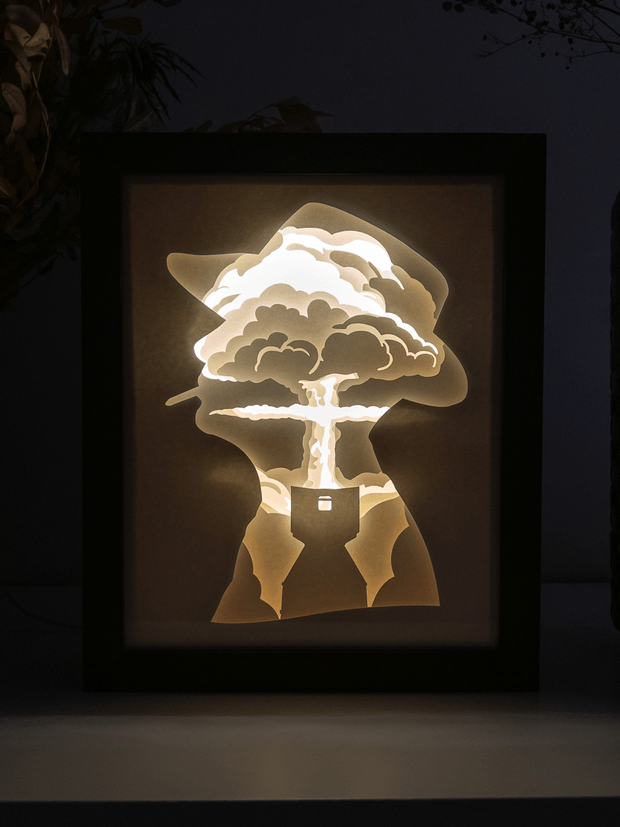 Oppenheimer DIY LightBox Templates (PDF+SVG) + Video Tutorial