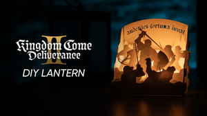 Kingdom Come: Deliverance II DIY Paper Lantern Templates 🕯️ (PDF+SVG) + Video Tutorial 